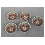 Set of 5 Vintage Chinese Sauce Dishes