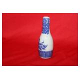 A Blue and White Chinese/Japanese Small Bottle