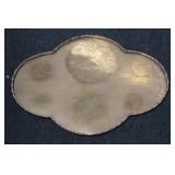 Antique/Vintage Chinese Carved Brass Tea Tray