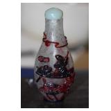 Antique/Vintage Chinese Peking Glass Snuff Bottle