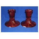 Pair of Rookwood Candle Holders