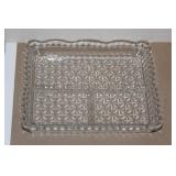 A Pressed Glass Tray