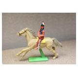 Plastic Indian on Metal Stand