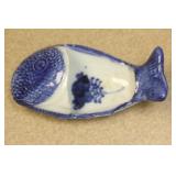 Antique Chinese Fish Form Dish