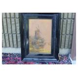 A Painting on Porcelain - Signed: Roepofs