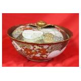 A Signed Japanese Cover Bowl