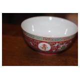 Hand Enameled Chinese Bowl