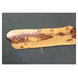 A Wood Inlaid Long Panel