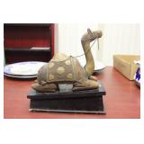 A Decorative Wood Camel
