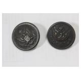 Lot of 2 1800's Military Buttons