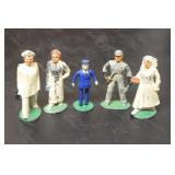 A Lot of 5 Metal Figurines