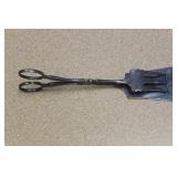 Antique Silverplate Pastry Tong