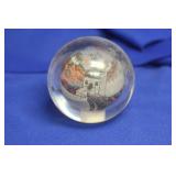 A Chinese Glass or Crystal Ball