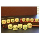 Lot of Dices With Boxes - All Vintage