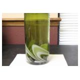 An Art Glass Cylinder Vase