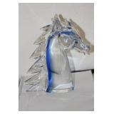 Art Glass Horse Head