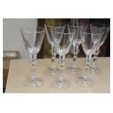 Vintage Nude Stem Goblets