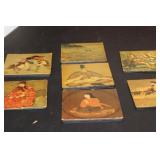 Lot Of 7 Altman Coasters - Oriental Scene