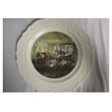 A Currie and Ives Ceramic Plate