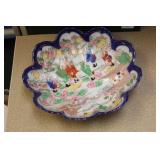 Kutani Geisha Girl Scallop Bowl