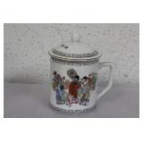 A Vintage Advertising Chinese Mug