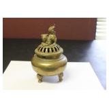 A Vintage Metal Chinese Incense Burner