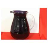 An Amethyst Glass Pitcher