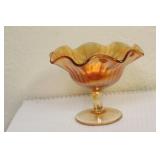 Carnival Glass Compote