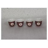 Set of 4 Chinese Vintage Wine Cups