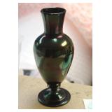 Iridescent Art Glass Vase