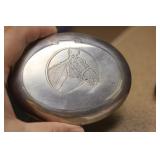 English Sterling Hallmark Horse Snuff Box