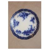 19th Century Flow Blue Plate
