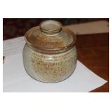 Art Pottery Jar with Lid