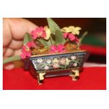 Small Cloisonne Plant Pot