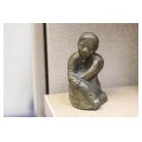 Solid bronze Chinese man