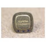 Vintage 18 Karat and Sterling Unversity Pin