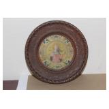 An Antique Nicely Carved Religious Framed Print