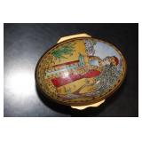Haloyon Days Enamel Trinket Box