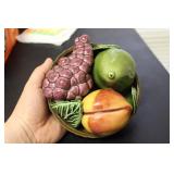 A 3 Dimensional Fruit Bowl with Fruits