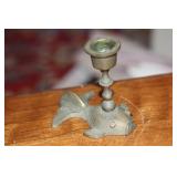 Antique Chinese Brass Candle Holder