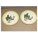 California Retro Brockware Plates