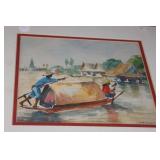 Watercolor Painting by Prasert