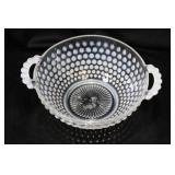 A Hobnail Glass Bowl