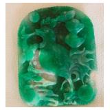 Jadeite Plaque with a Bird Motif