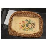 Vintage Pine Needle Basket