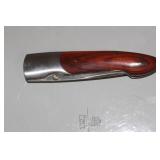 Maxam Wood Handle Pocket Knife