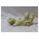 A Jade Reclining Kwan Yin