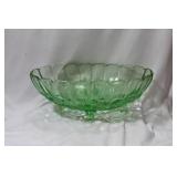 A Green Glass Fruitbowl