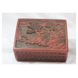 A Vintage Chinese Cinnabar Box