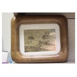 Lionel Barrymore Gold Foil Etching